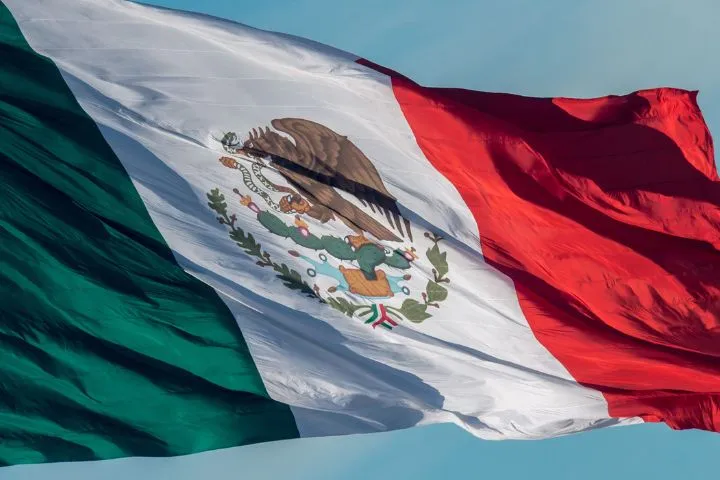 メキシコ国旗の画像