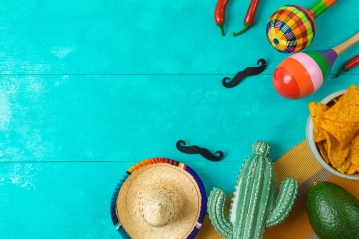 メキシコを連想させる小物の画像