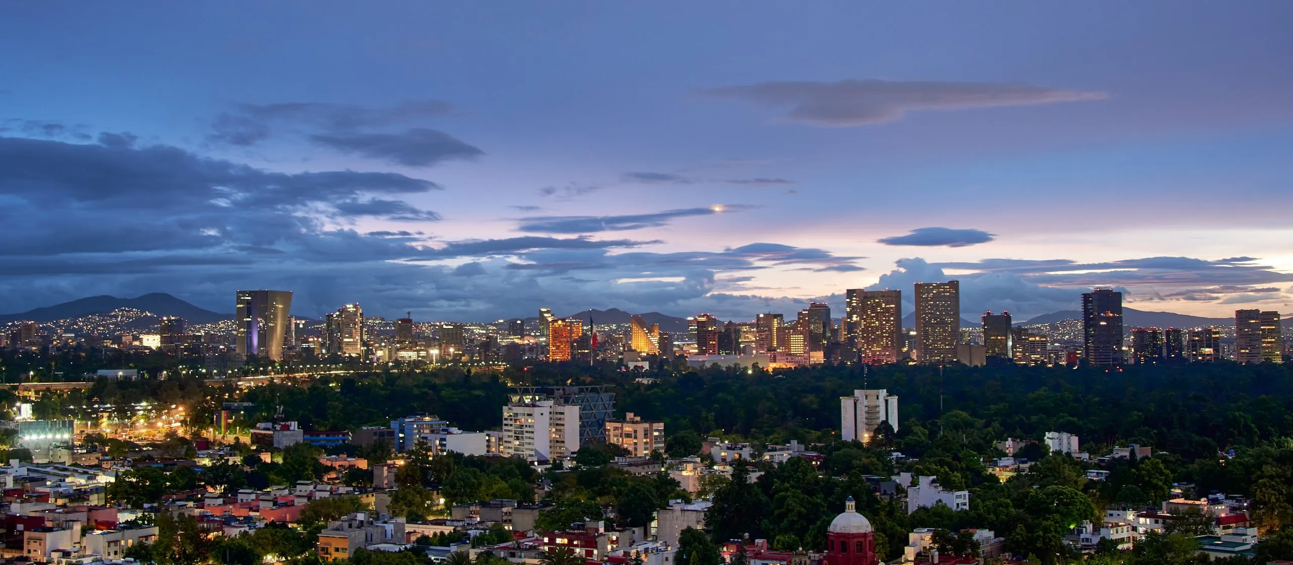 メキシコの夜景