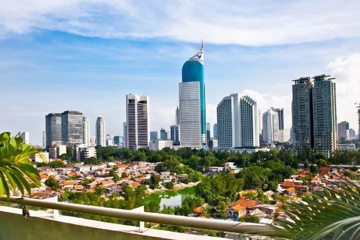 インドネシアの町の画像
