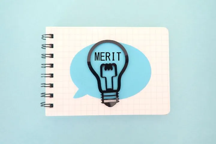 Meritと電球の画像