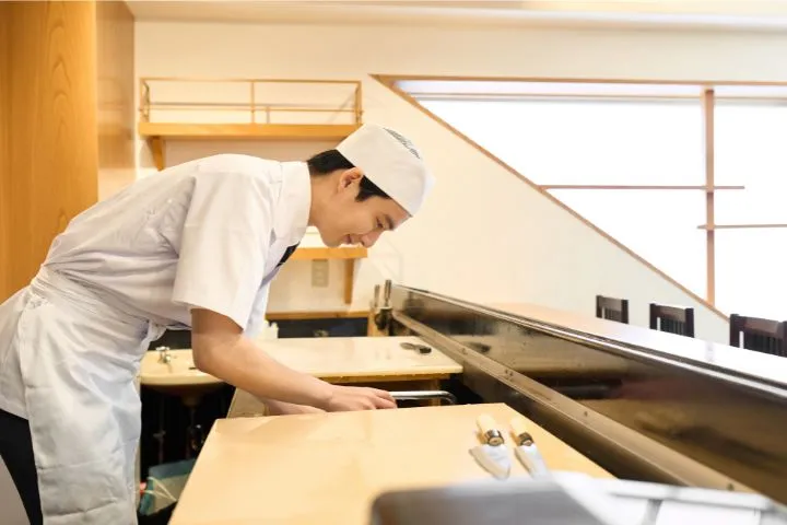 日本食料理人の画像