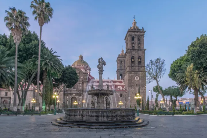 メキシコ、プエブラ、ソカロ