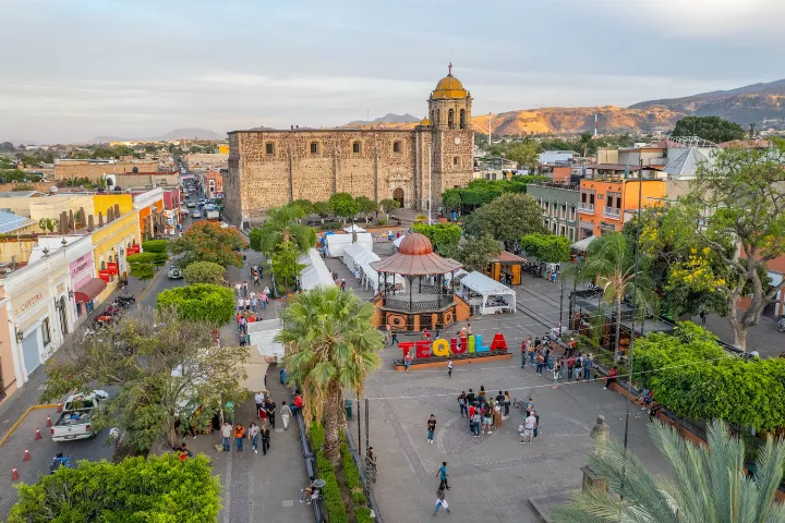 メキシコ・ハリスコ州の街並みの画像