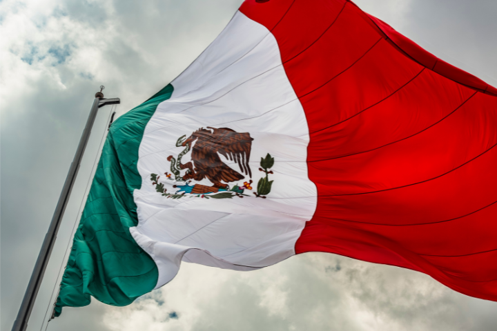 メキシコの国旗のイメージ