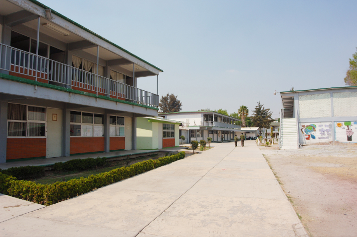 メキシコの公立学校の建物