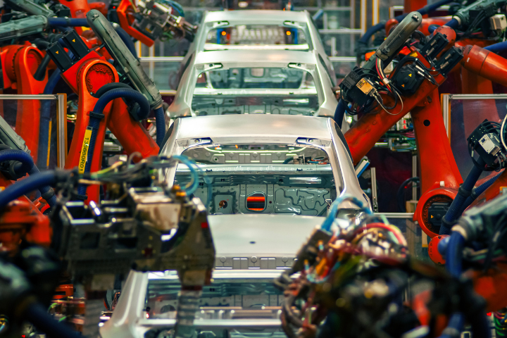 自動車工場のイメージ