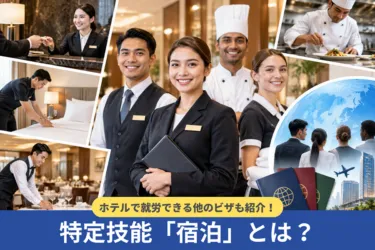 特定技能「宿泊」は多様な業務が可能!ホテルで就労できる他のビザも紹介