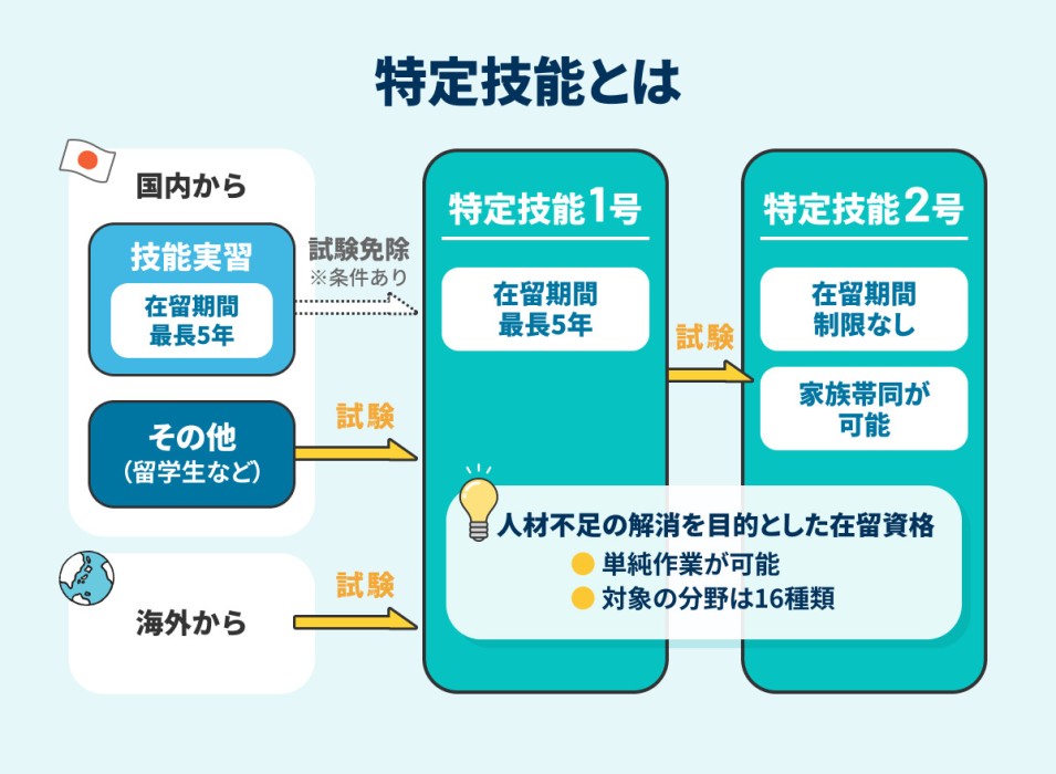 特定技能についての説明の画像