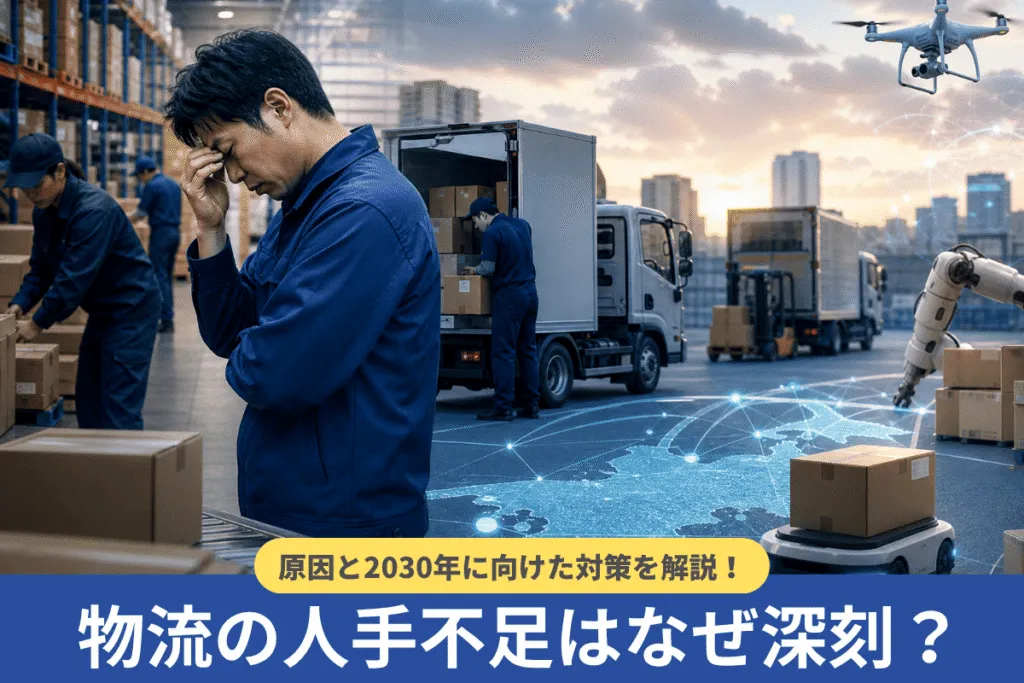 物流の人手不足はなぜ深刻?原因と2030年に向けた対策を解説