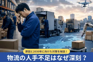 物流の人手不足はなぜ深刻？原因と2030年に向けた対策を解説